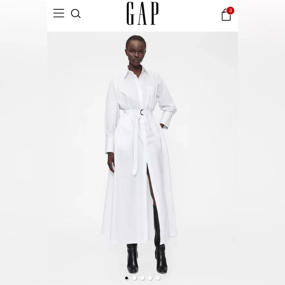 Gap cotton poplin dress - Picture 1 of 8